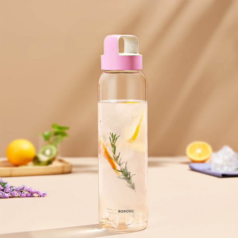 Crysto Wide Mouth Clear Glass Bottle