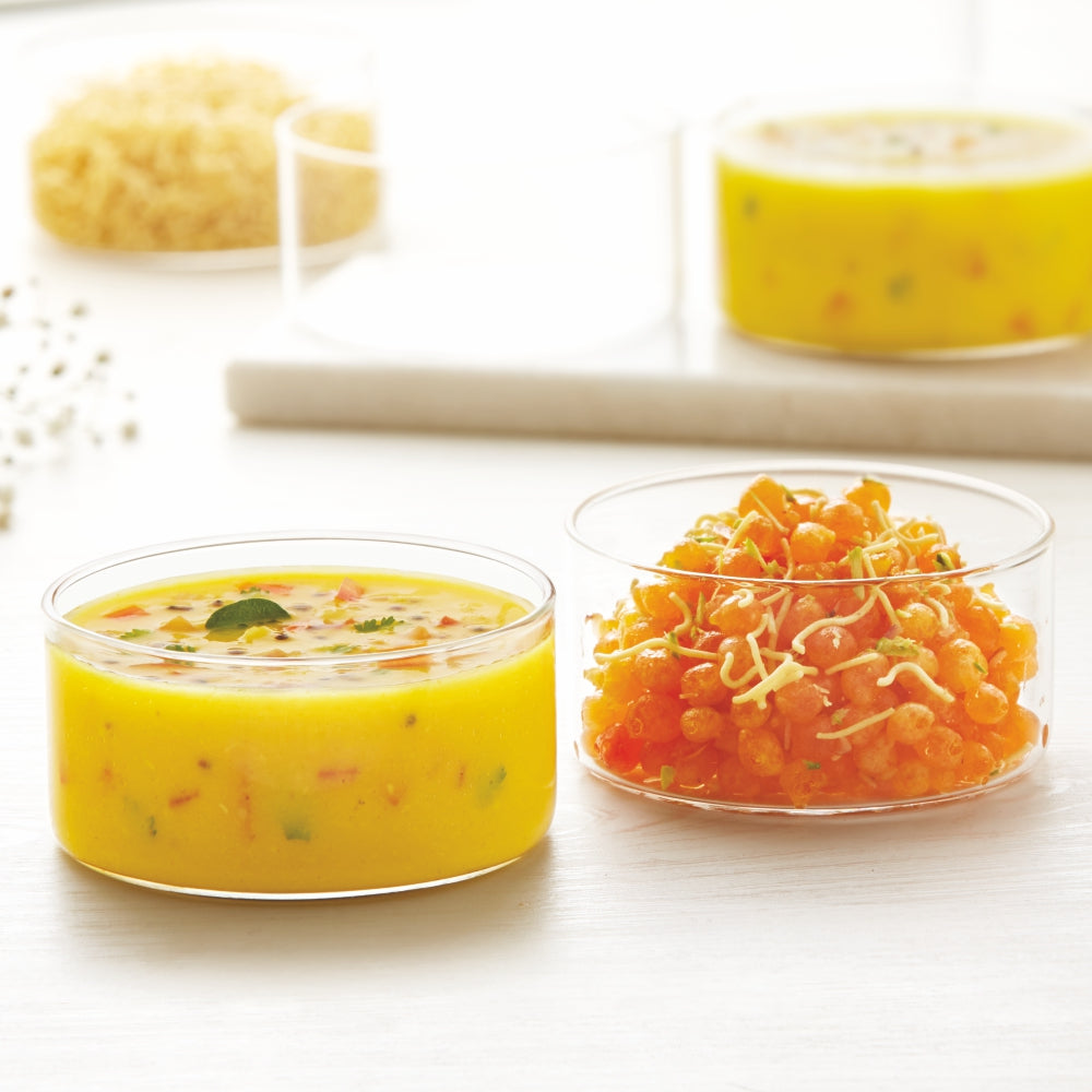 Borosil Large Vision Katori, Set of 6, 180ml