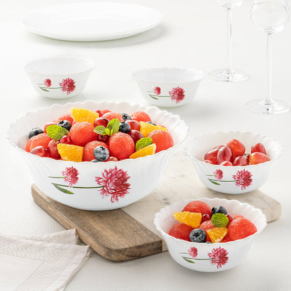 Larah by Borosil Belle Pudding Set, 5 pc (Mini)