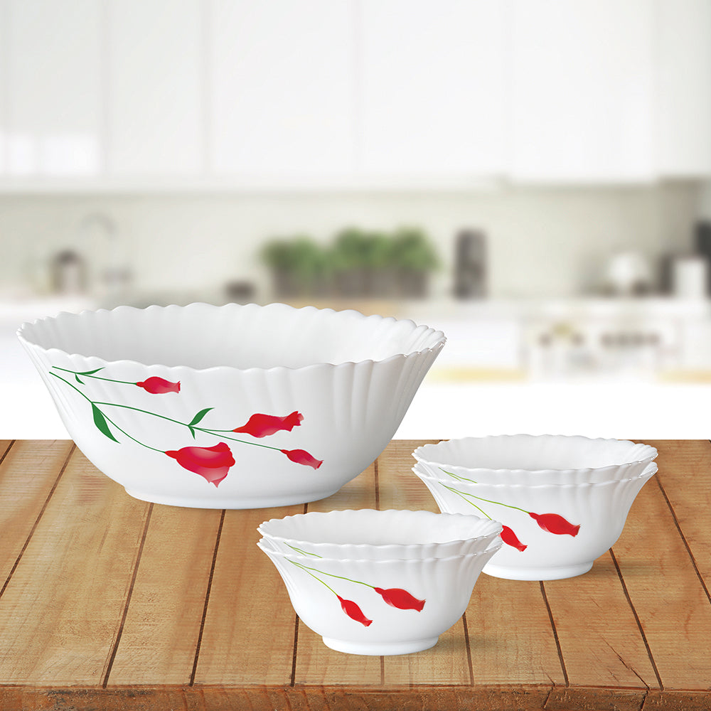 Larah by Borosil Diana Pudding Set, 5 pc