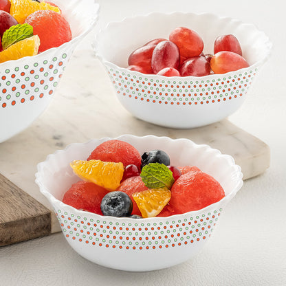 Larah by Borosil Waltz Pudding Set, 7 pc (Large)