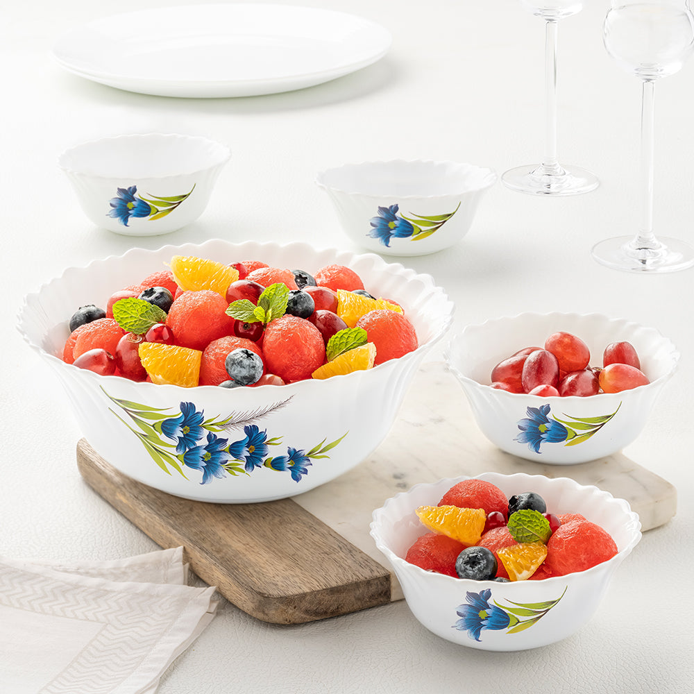 Larah by Borosil Nina Pudding Set, 7 pc (Small)