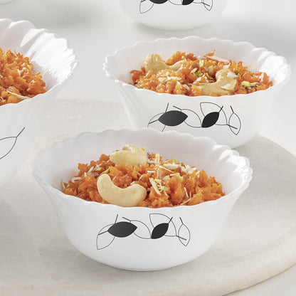 Larah by Borosil Shadow Pudding Set, 7 pc (Small)