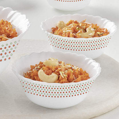 Larah by Borosil Waltz Pudding Set, 7 pc (Large)