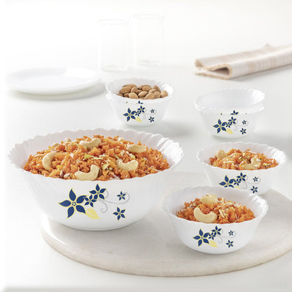 Larah by Borosil Viva Pudding Set, 5 pc (Mini)