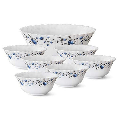 Larah by Borosil Helena Pudding Set, 7 pc (Small)