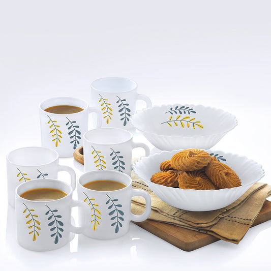 My Borosil Breakfast & Snack Sets Niva Snack Set w Mugs