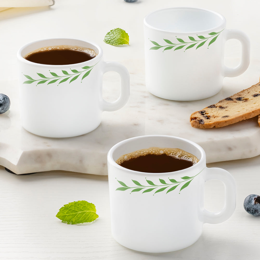 Larah by Borosil Botanica Mug Set, 240ml x 2