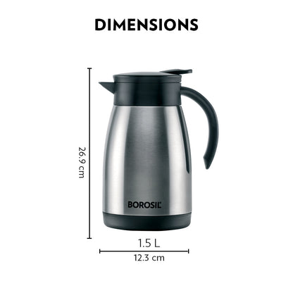 Insulated Stainless Steel Tea Pot