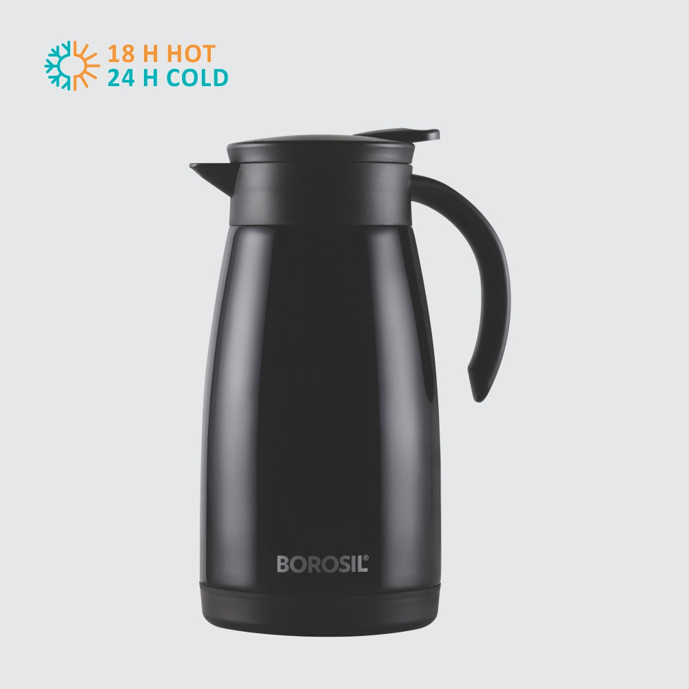 Borosil Insulated Tea Pot, Black, 1L