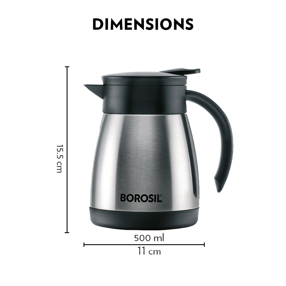 Borosil Insulated Tea Pot, 750ml