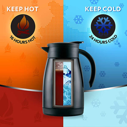 Borosil Insulated Tea Pot, Black, 1L