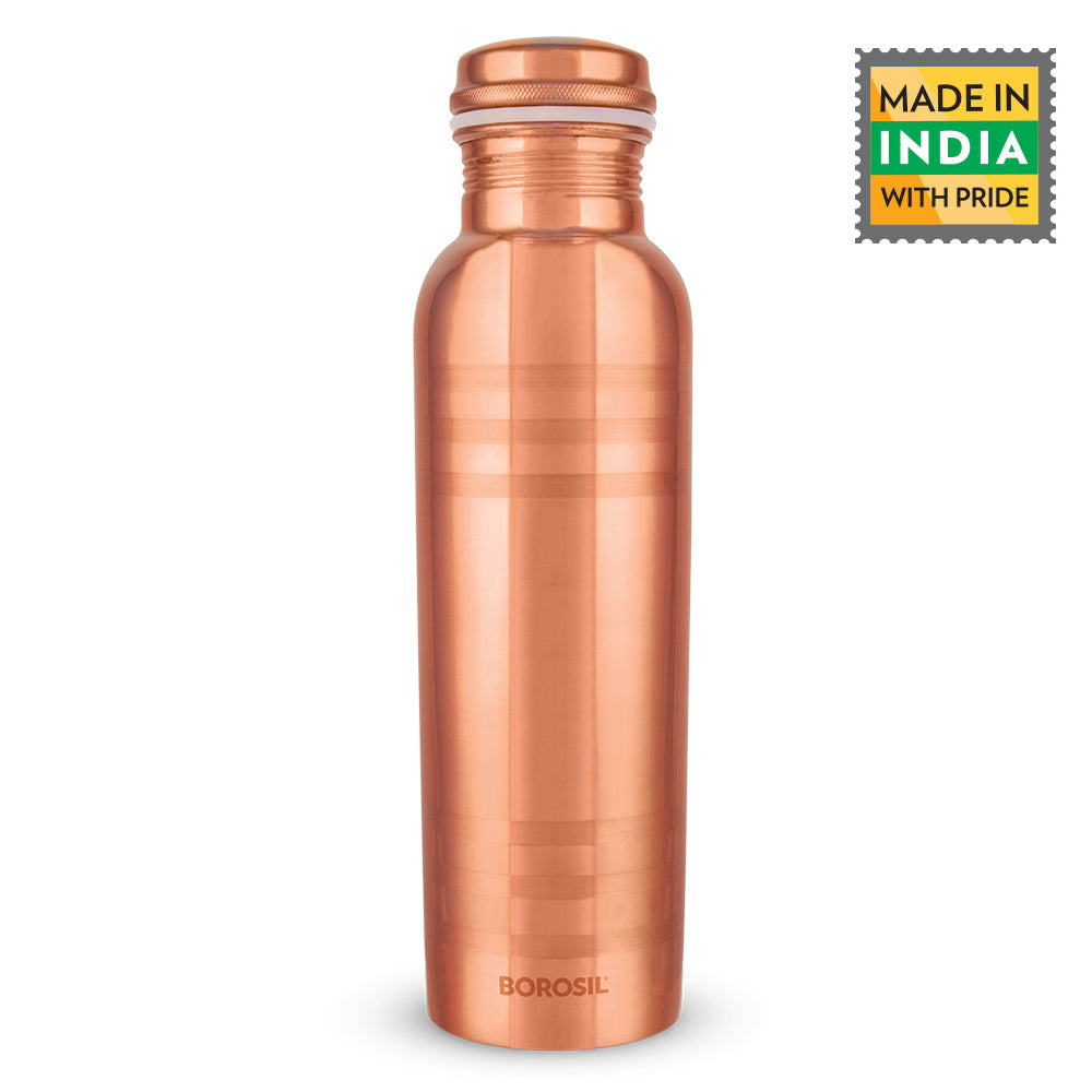 My Borosil Copper Water Bottles 1 L Borosil Chakra Copper Bottle