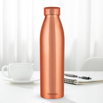 Designer Copper Bottle Set, Branded