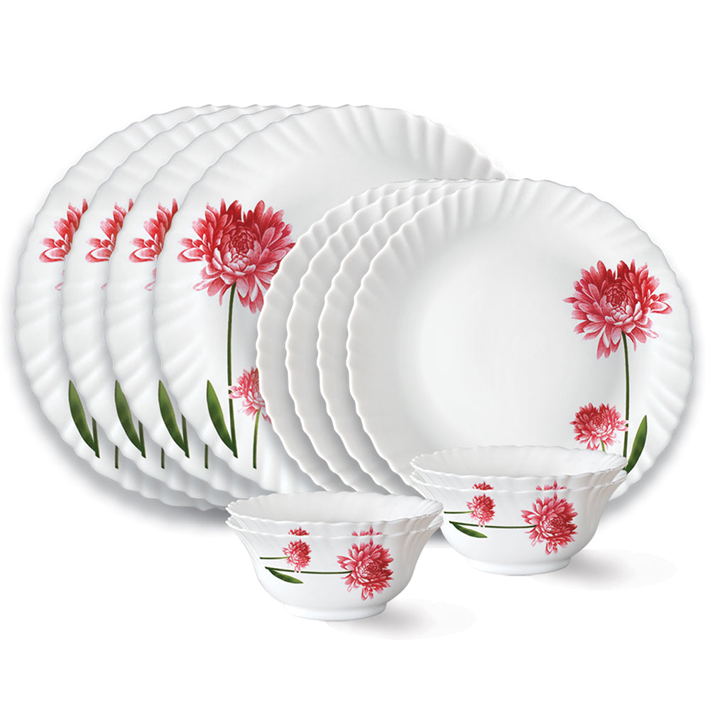 My Borosil Dinner Sets 12 pc Set: Serves 4 Larah by Borosil Belle Dinner Set