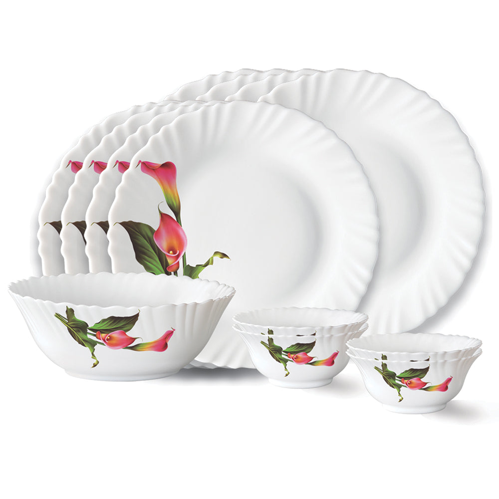 Larah by Borosil Stargazer Dinner Set, 45 pc