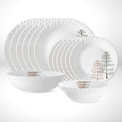 Larah Pine Dinner Set, 9 pc