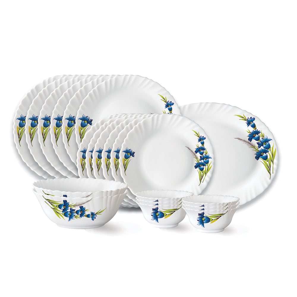 My Borosil Dinner Sets 21 pc Set: Serves 6 Larah by Borosil Nina Dinner Set