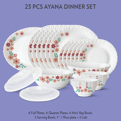 Larah Ayana Dinner Set, 15 pc