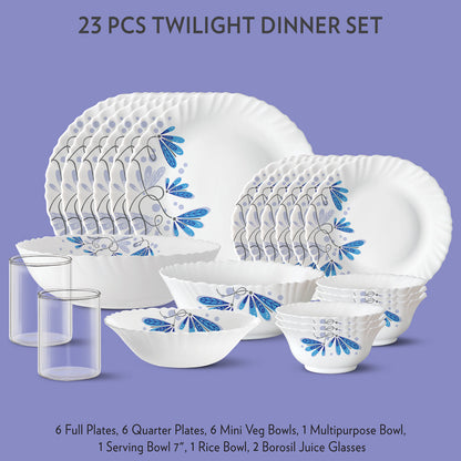 Larah Twilight Dinner Set, 15 pc