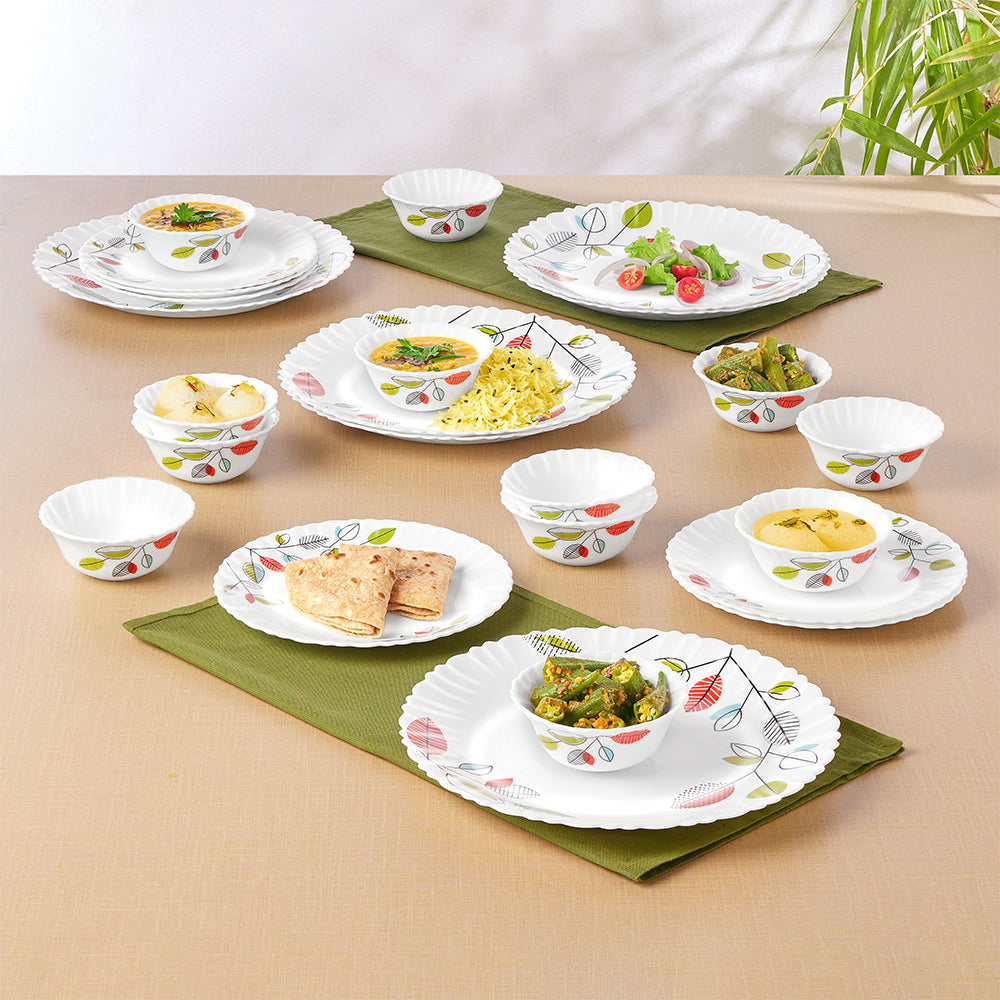 My Borosil Dinner Sets 24 pc Set: Serves 6 Larah by Borosil, Astra Dinner Set