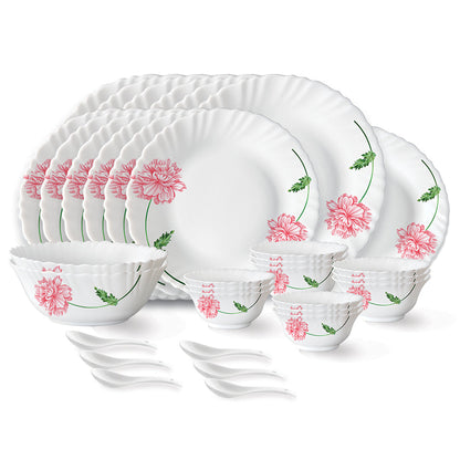 Larah Red Mist Dinner Set
