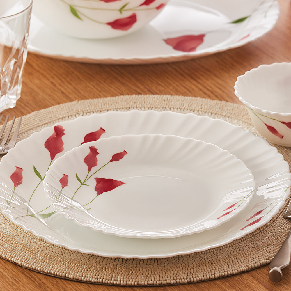 Larah by Borosil Diana Dinner Set, 12 pc