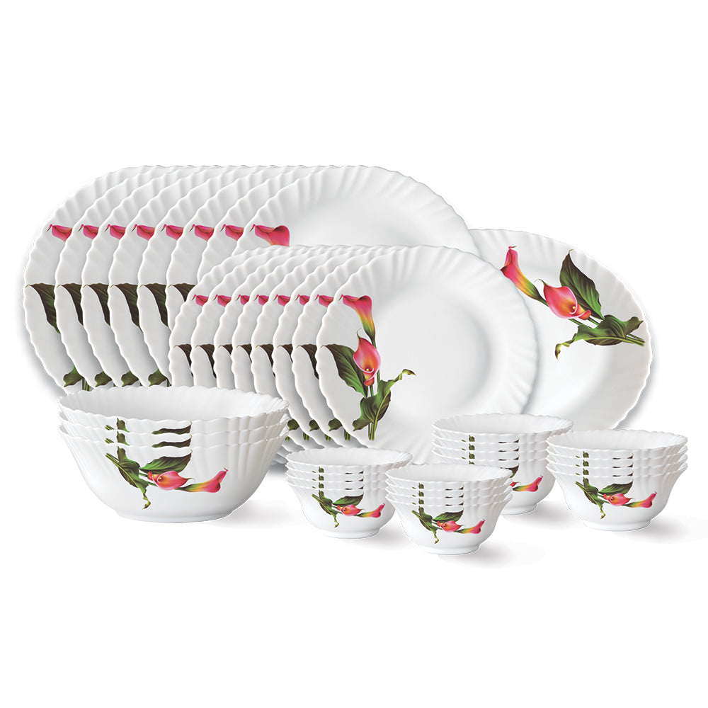 Larah by Borosil Stargazer Dinner Set, 45 pc