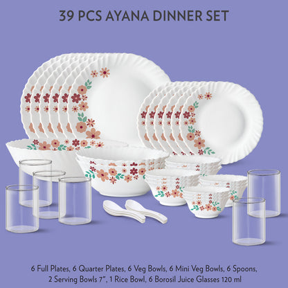 Larah Ayana Dinner Set, 15 pc
