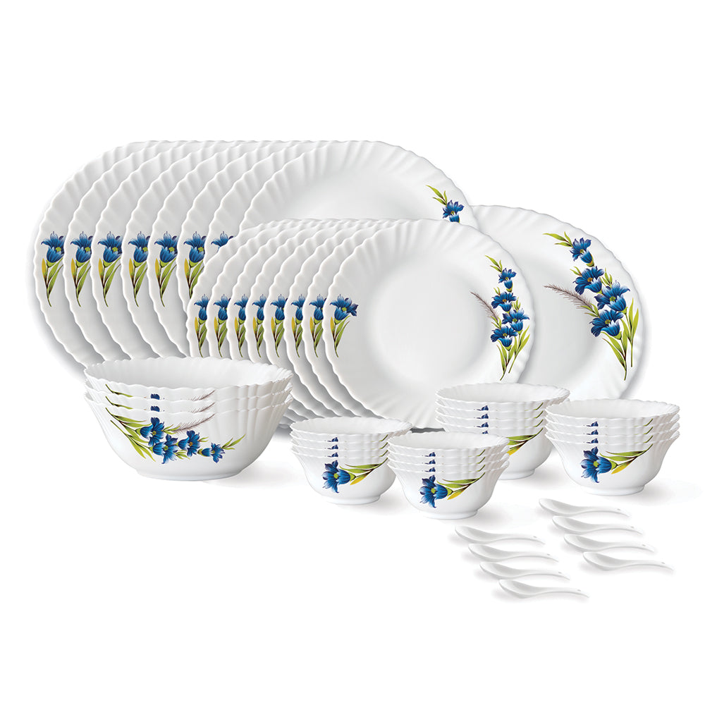 My Borosil Dinner Sets 44 pc Set: Serves 8 Larah by Borosil Nina Dinner Set