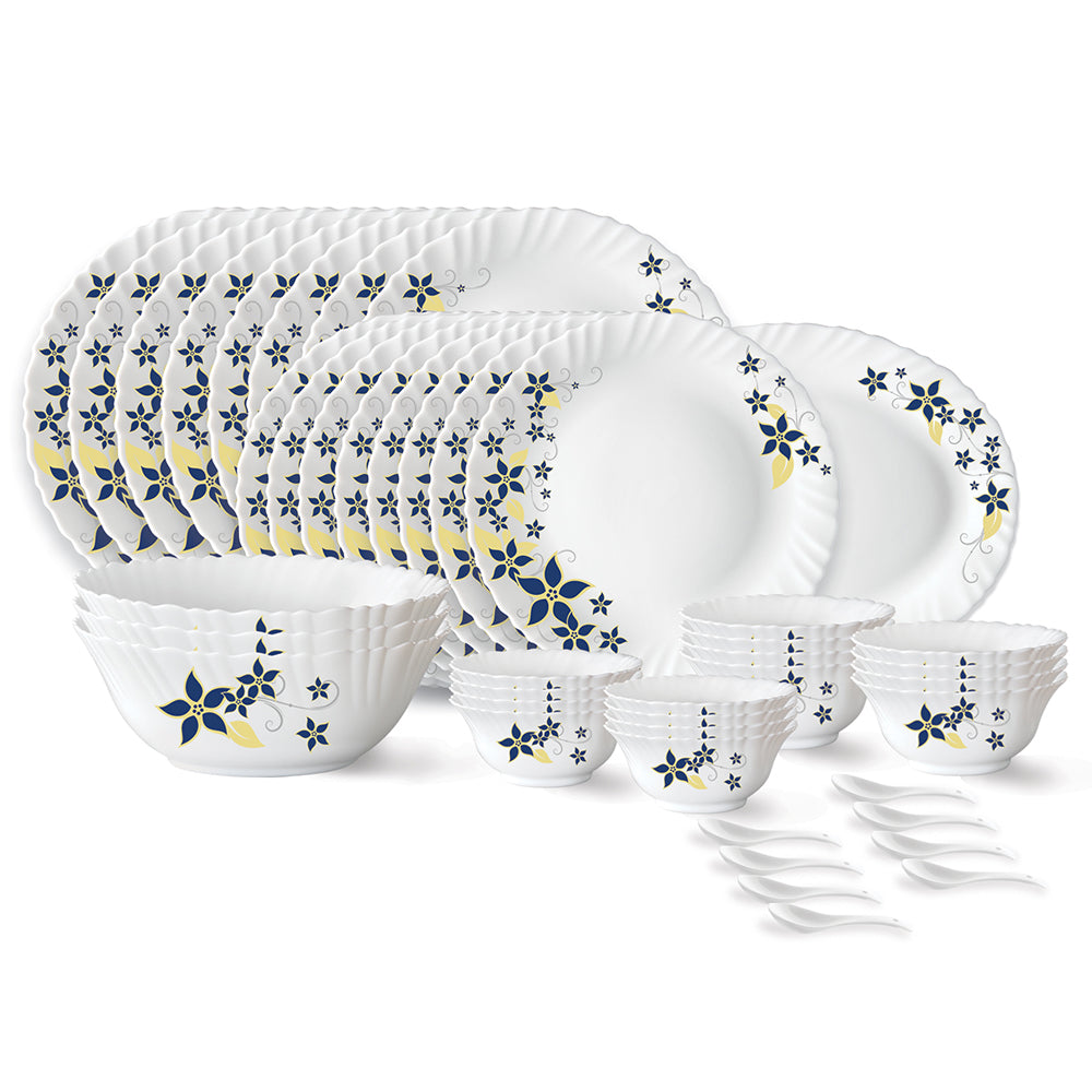 My Borosil Dinner Sets 44 pc Set: Serves 8 Larah by Borosil Viva Dinner Set