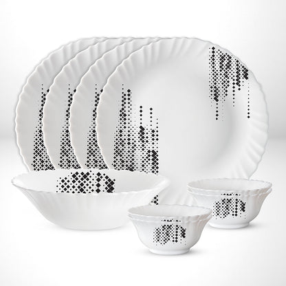 Larah by Borosil Slate Dinner Set, 23 pc