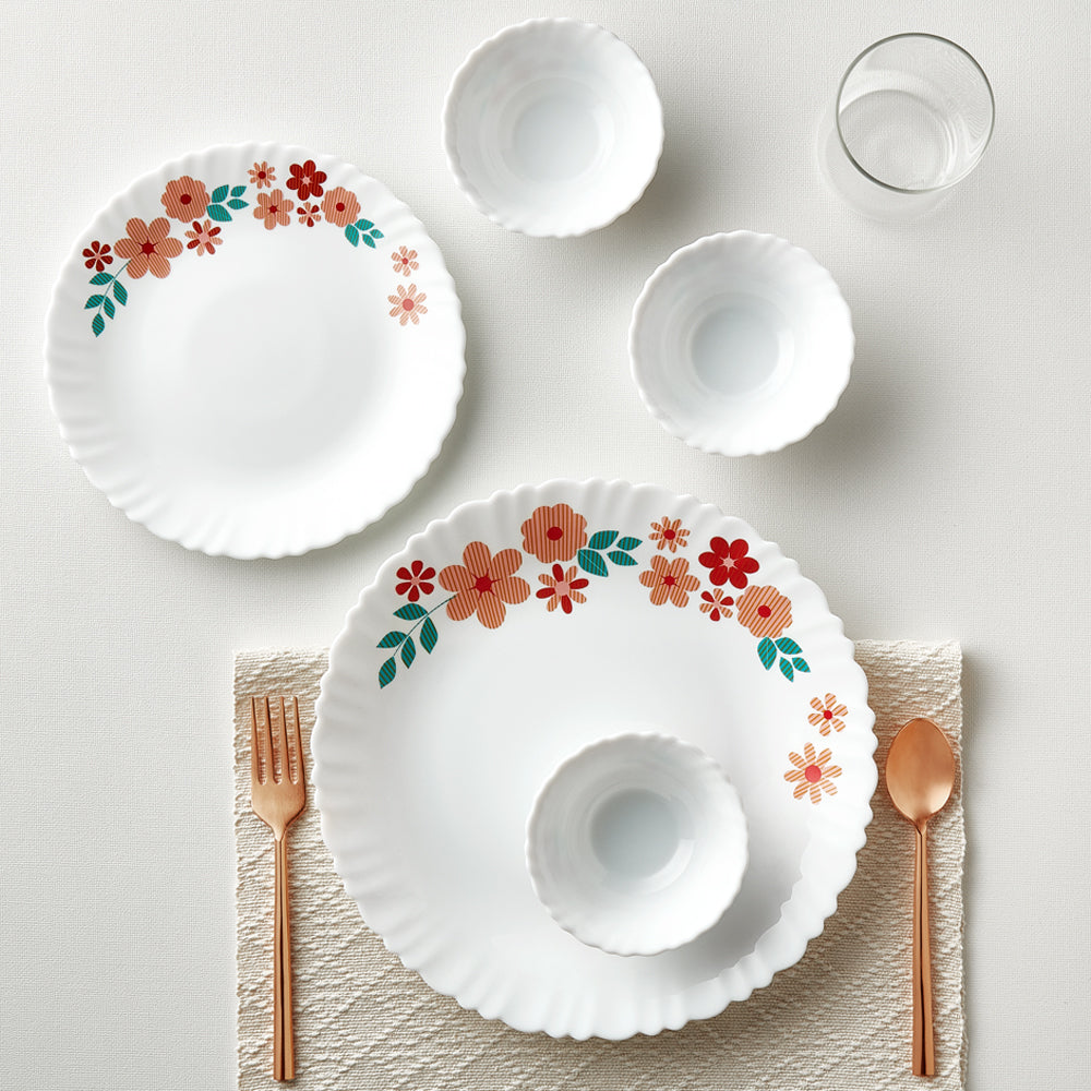 Larah by Borosil Ayana Dinner Set, 23 pc