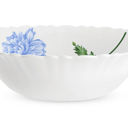 Larah by Borosil Blue Mist Dinner Set, 9 pc