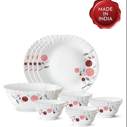 Larah by Borosil, Dahlia Dinner Set, 24 pc