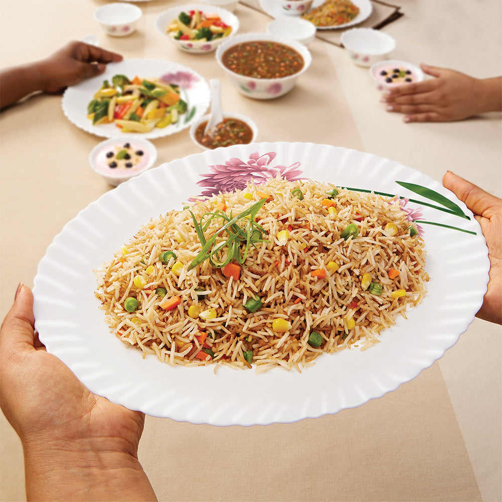 Larah by Borosil Nargis Dinner Set, 6 pc