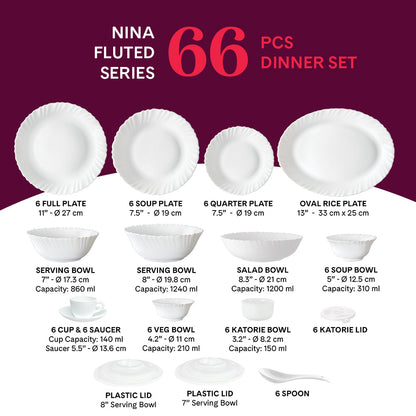 Larah Nina Dinner Set, 10 pc