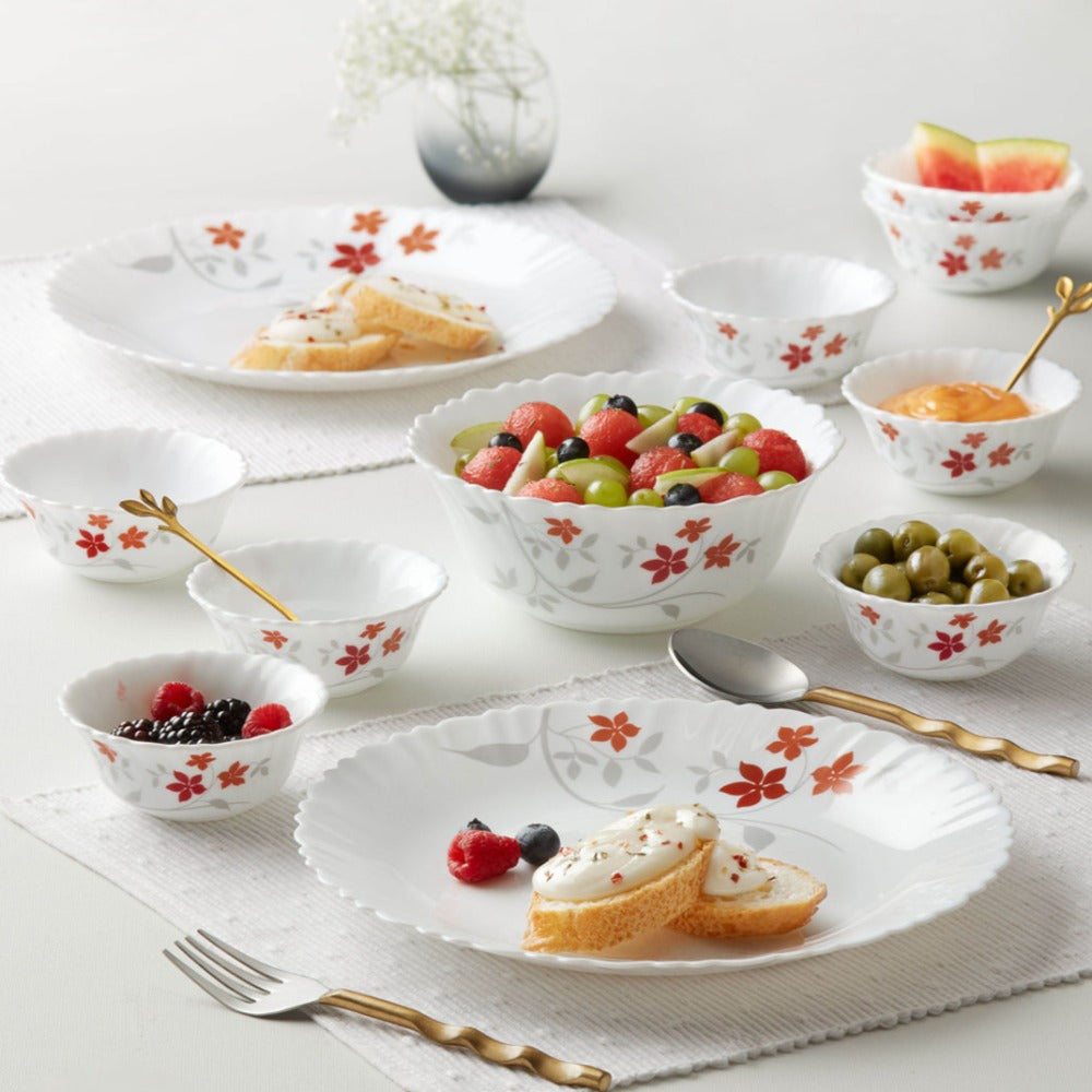 Larah by Borosil, Rosalie Dinner Set, 24 pc
