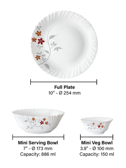 Larah Rosalie Dinner Set 24 pc
