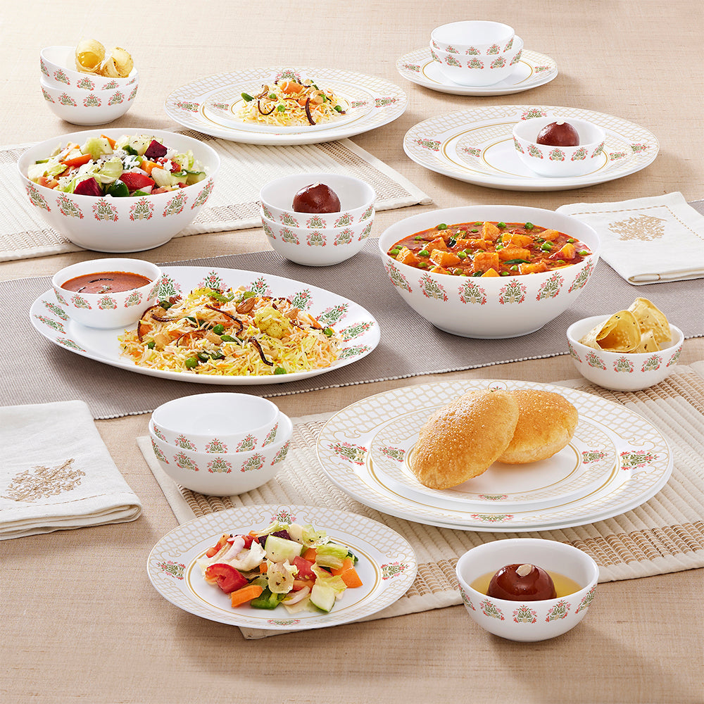 Larah by Borosil, Shalimar Dinner Set, 33 pc