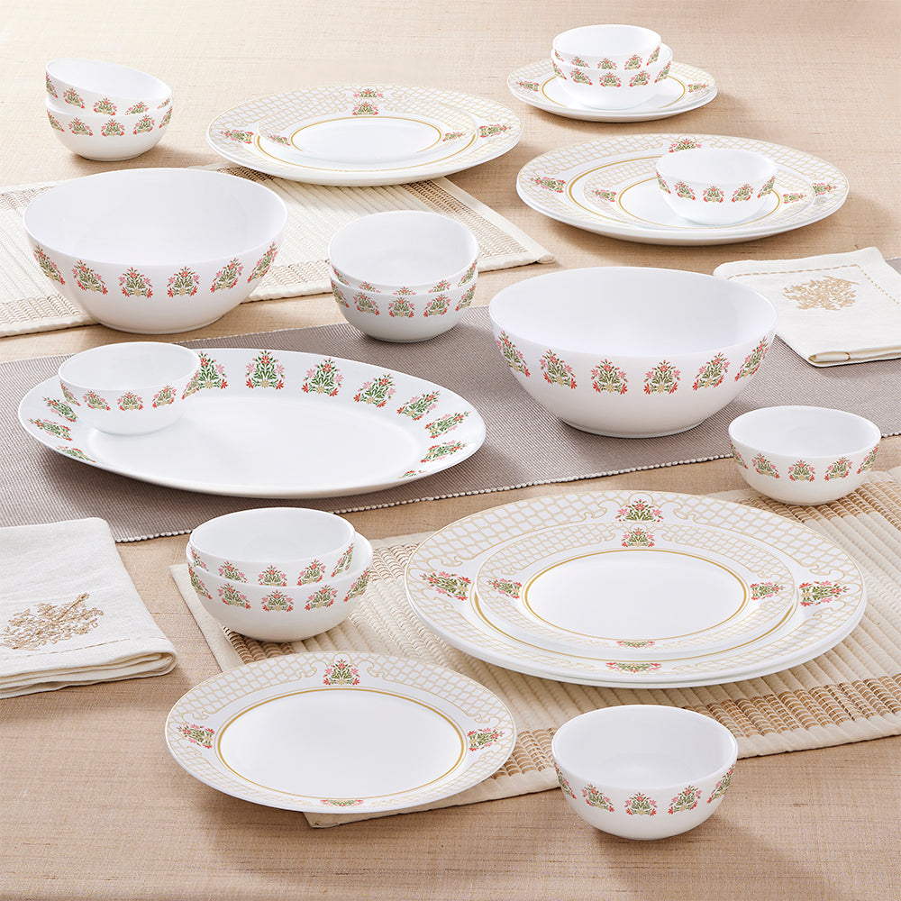 Larah by Borosil, Shalimar Dinner Set, 44 pc