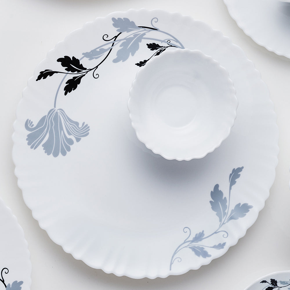 Larah by Borosil Millenia Dinner Set, 21 pc