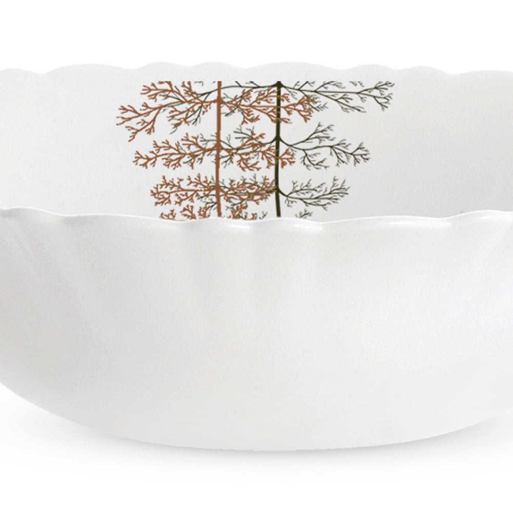 Larah Pine Dinner Set, 35 pc