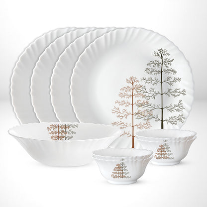 Larah Pine Dinner Set, 15 pc