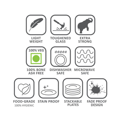 Larah Twilight Dinner Set, 33 pc