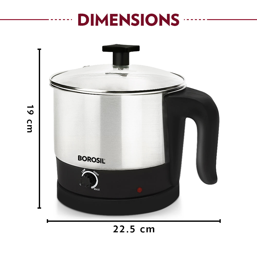 My Borosil Electric Kettles Borosil Omni Electric Kettle, 1L