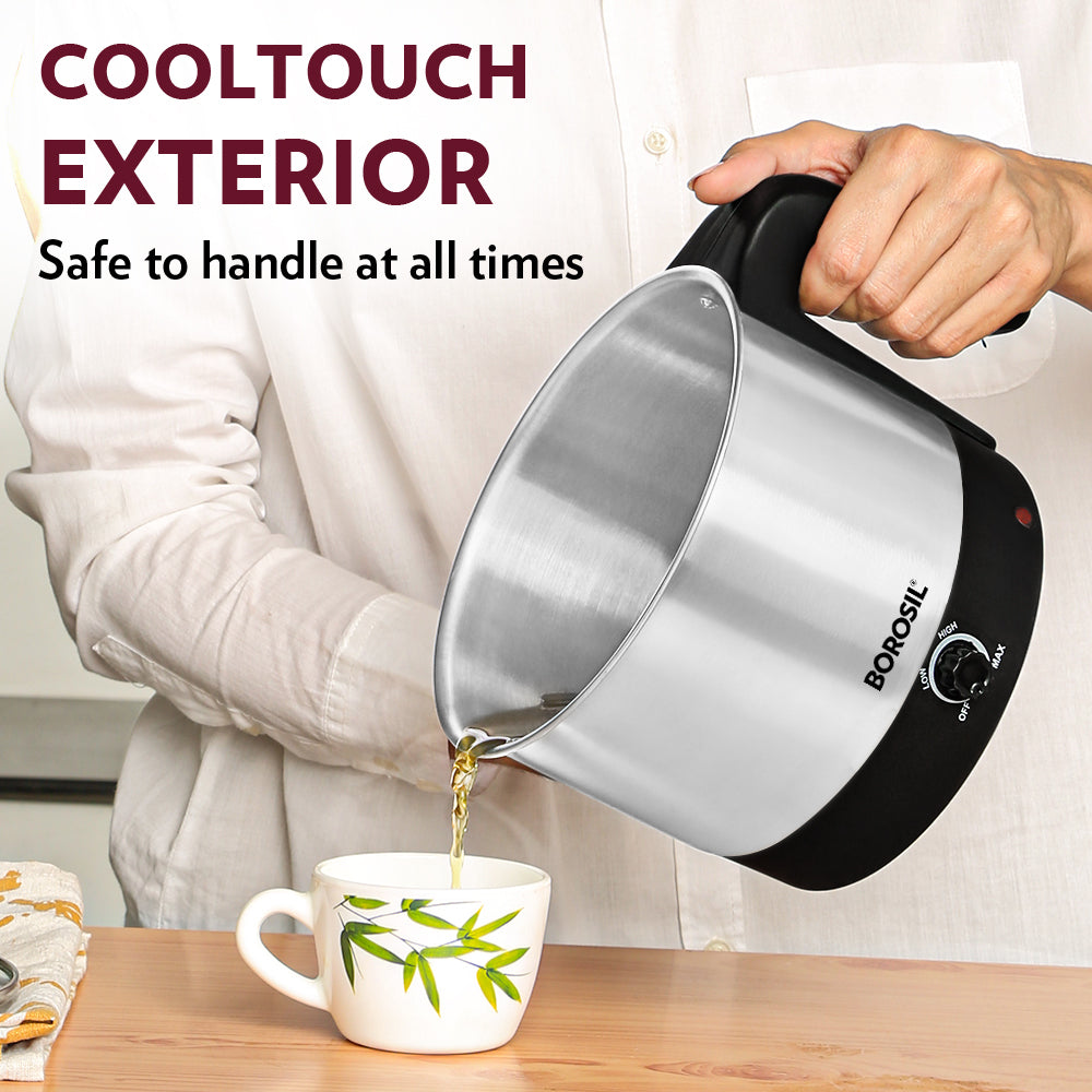My Borosil Electric Kettles Borosil Omni Electric Kettle, 1L