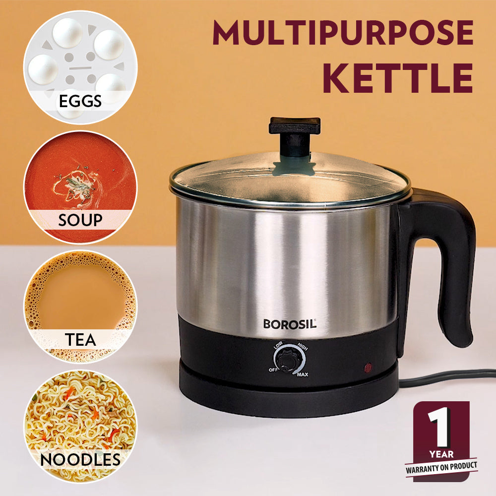 My Borosil Electric Kettles Borosil Omni Electric Kettle, 1L