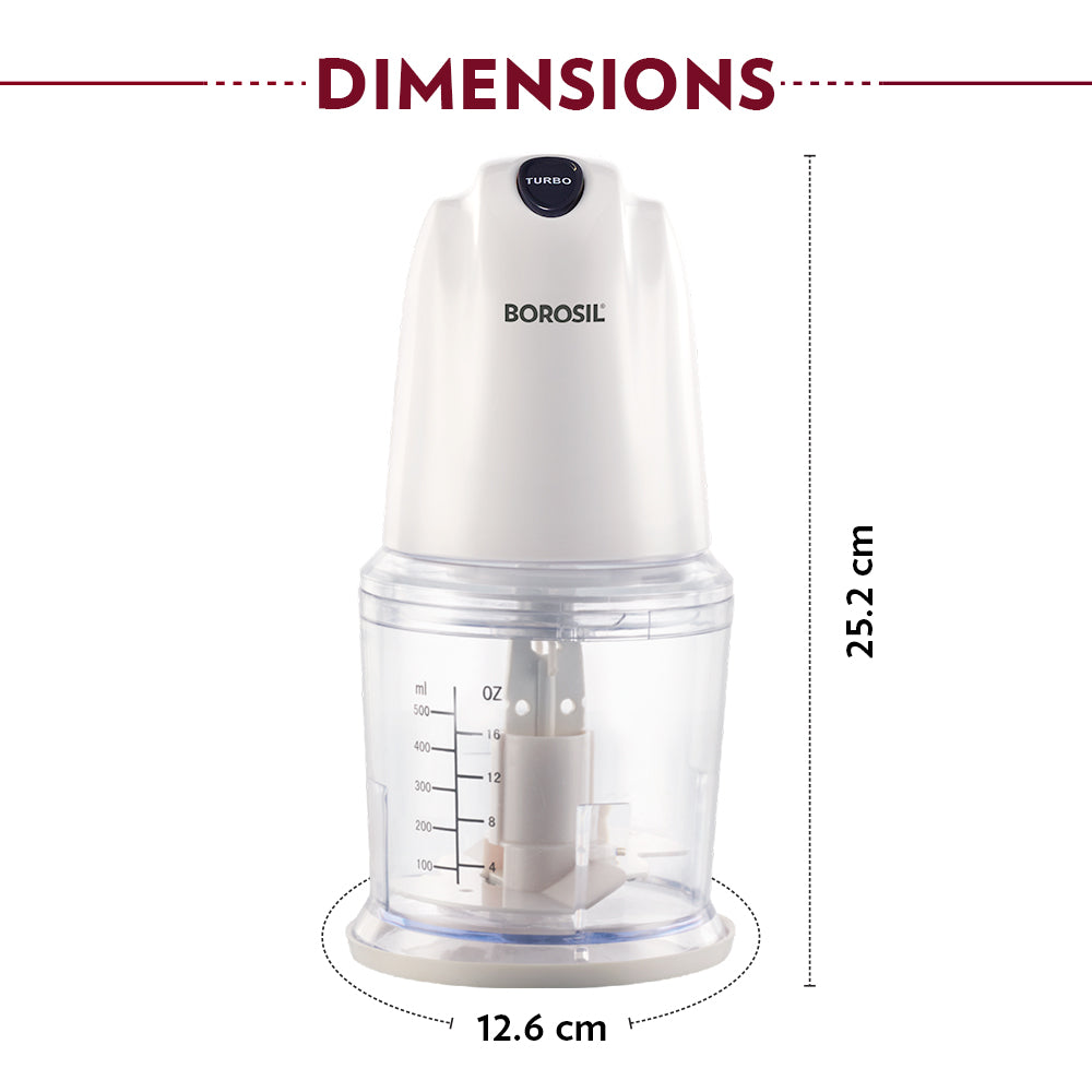 My Borosil Food Mixers & Blenders Borosil Chef Delite Chopper