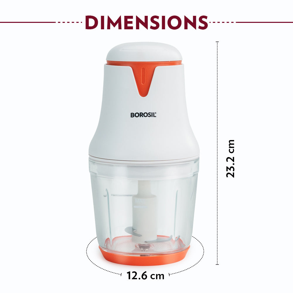 My Borosil Food Mixers & Blenders Borosil Chef Delite Glass Chopper